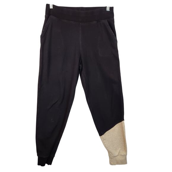 Pact Organic Cotton Airplane Joggers Women's Black/Tan - Picture 1 of 16